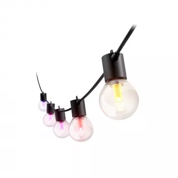 Philips Hue balta and colour ambience Hue Festavia globe āra virknes gaismiņas, pagarinājums 14 m