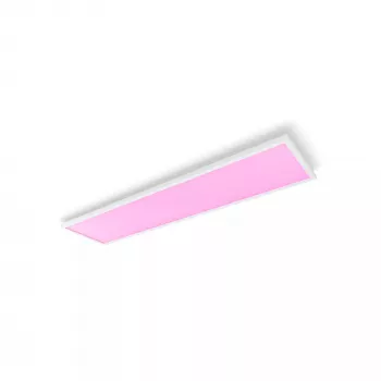 Philips Surimu Rectangle Panel viedais griestu lukturis, Bluetooth/Zigbee, 1200×300×48 mm, 220–240 V, balts