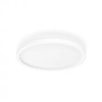 Philips Aurelle Hue apaļais paneļa gaismeklis, Viedais griestu gaismeklis, Bluetooth/Zigbee, Balts, LED, Alumīnijs, Maināms
