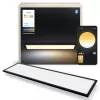 Vieda griestu gaismeklis Signify Philips Aurelle Rectangle Panel — Bluetooth/Zigbee, 1200×300×48 mm, melna
