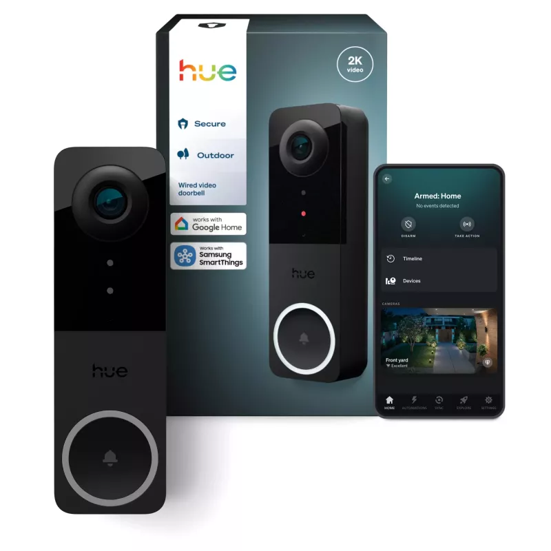 Philips Hue Secure vadu video durvju zvana kamera