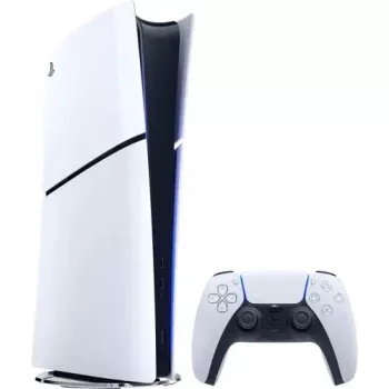 Sony Playstation 5 plāns Digital Edition 825 GB Wi-Fi melns, balts