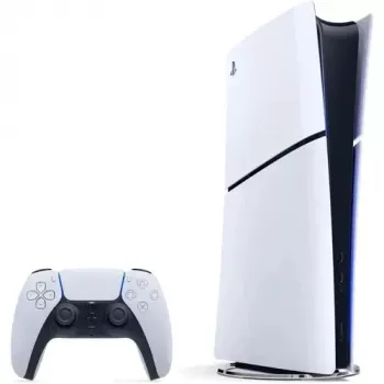 Sony Playstation 5 plāns Digital Edition 825 GB Wi-Fi melns, balts