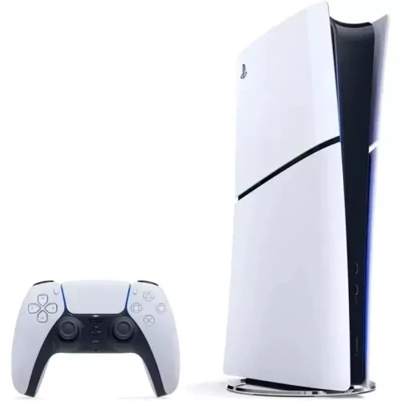 Sony Playstation 5 plāns Digital Edition 825 GB Wi-Fi melns, balts