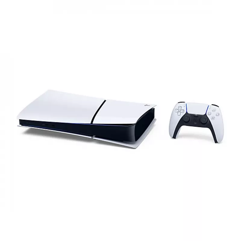 Sony Playstation 5 plāns Digital Edition 825 GB Wi-Fi melns, balts