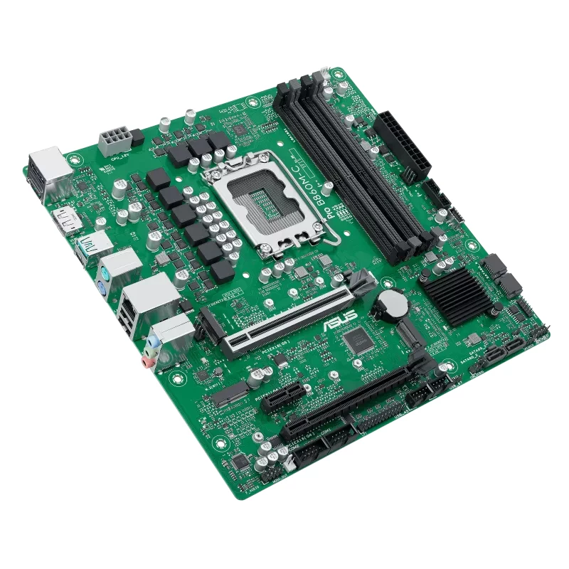 Mātesplate ASUS PRO B860M-C-CSM — Intel B860, LGA 1851 (Socket V1), Micro ATX, 4× DIMM DDR5, 256 GB max
