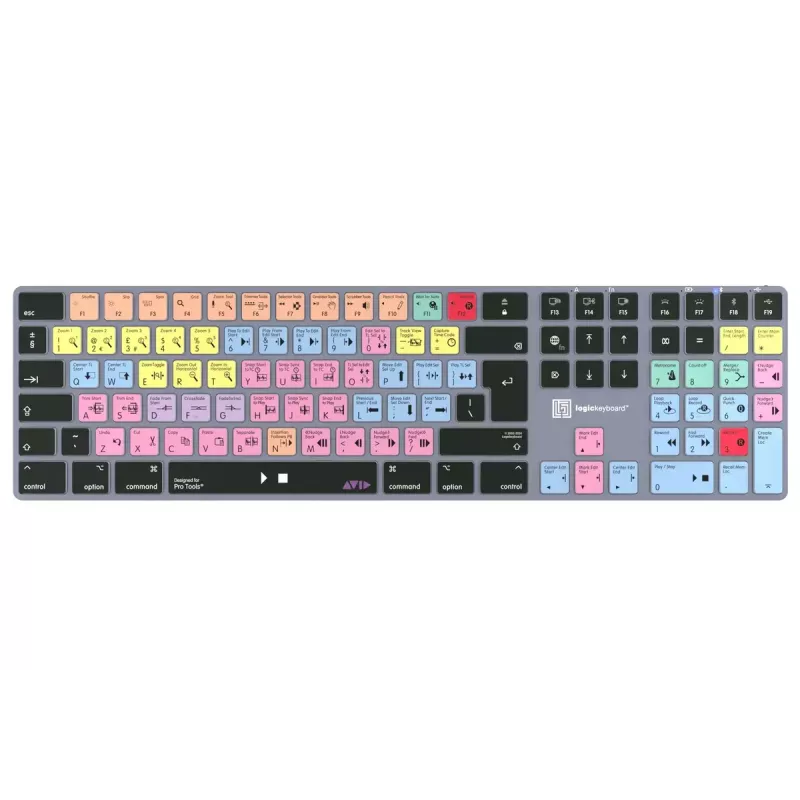 Logickeyboard LKB-PT-TM-UK tastatūra biroja Bluetooth QWERTY angļu valodā pilna izmēra