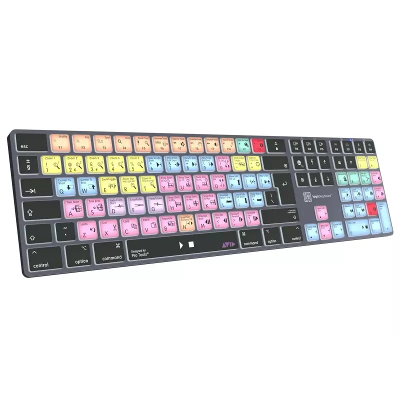 Logickeyboard LKB-PT-TM-UK tastatūra biroja Bluetooth QWERTY angļu valodā pilna izmēra