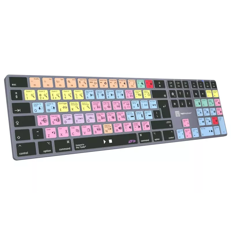 Logickeyboard LKB-PT-TM-UK tastatūra biroja Bluetooth QWERTY angļu valodā pilna izmēra
