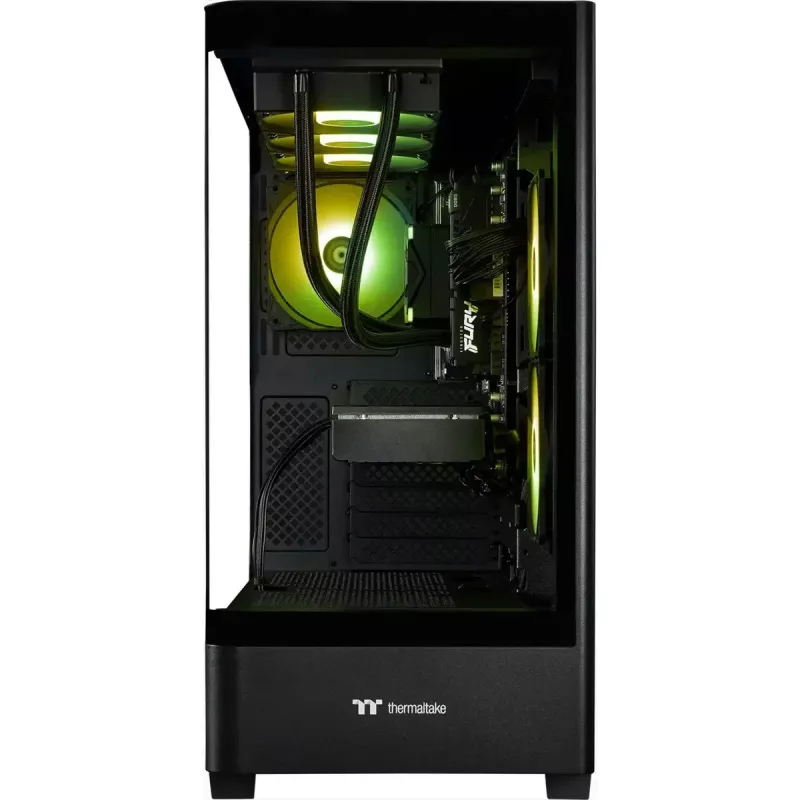 Galddatora spēļu dators THERMALTAKE FTW V290a 5070 melns/caurspīdīgs, Windows 11 Pro