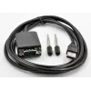 Seriālais kabelis EXSYS EX-1311-2 USB Type-A DB-9 Melns 1,8 m