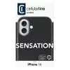 Cellularline Sensation - iPhone 16 Soft-touch silikona maciņš, Vāciņš, Apple, iPhone 16, 15,5 cm (6,1 collas), Melns