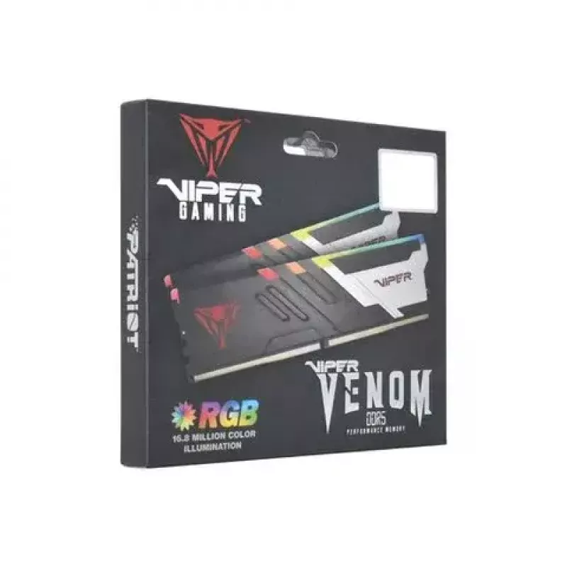 32 GB Patriot DIMM 6800 (2x 16 GB) Dual-Kit (schwarz, PVVR532G680C34K, Viper Venom RGB, INTEL XMP)
