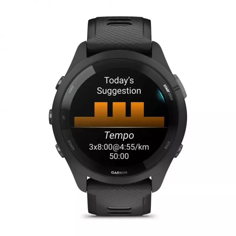 Garmin Forerunner 265 Melns viedpulkstenis