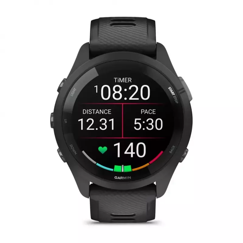 Garmin Forerunner 265 Melns viedpulkstenis