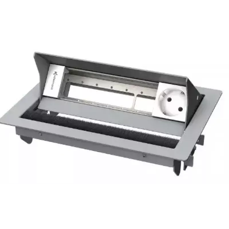 Outlet Box Type F Kindermann 7492000071 Sudraba Balta