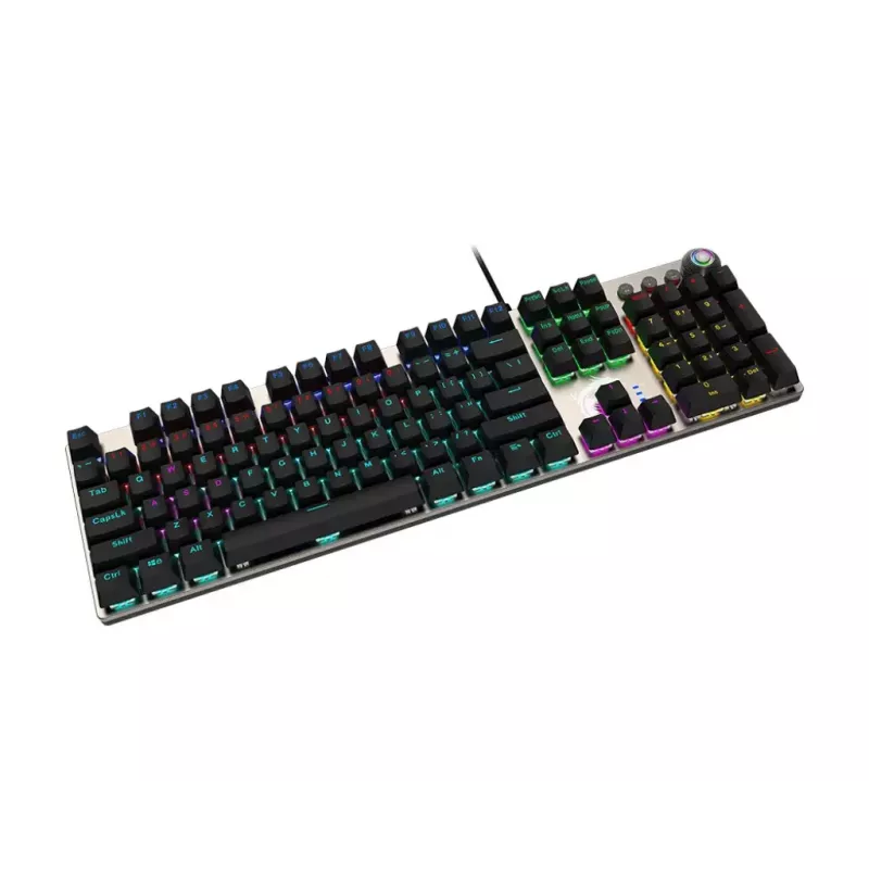 Spēļu klaviatūra MSI FORGE GK310 RED DE mehāniska USB QWERTY melna