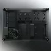 RAIJINTEK Paean galddatora korpuss — melns caurspīdīgs, ATX/Micro-ATX/Mini-ITX, 4x USB 3.2 Gen1, 3x3.5 collu + 3x2.5 collu nodalījumi