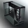RAIJINTEK Paean galddatora korpuss — melns caurspīdīgs, ATX/Micro-ATX/Mini-ITX, 4x USB 3.2 Gen1, 3x3.5 collu + 3x2.5 collu nodalījumi