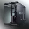 RAIJINTEK Paean galddatora korpuss — melns caurspīdīgs, ATX/Micro-ATX/Mini-ITX, 4x USB 3.2 Gen1, 3x3.5 collu + 3x2.5 collu nodalījumi