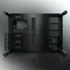 RAIJINTEK Paean galddatora korpuss — melns caurspīdīgs, ATX/Micro-ATX/Mini-ITX, 4x USB 3.2 Gen1, 3x3.5 collu + 3x2.5 collu nodalījumi