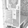 PC korpuss ASUS ROG Strix Helios II Midi Tower balts — atbalsta EATX/ATX/Micro‑ATX/Mini‑ITX, 3x140mm priekšā + 1x140mm aizmugurē, 2×3,5 collu + 4×2,5 collu sloti, rūdīts stikls