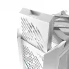PC korpuss ASUS ROG Strix Helios II Midi Tower balts — atbalsta EATX/ATX/Micro‑ATX/Mini‑ITX, 3x140mm priekšā + 1x140mm aizmugurē, 2×3,5 collu + 4×2,5 collu sloti, rūdīts stikls