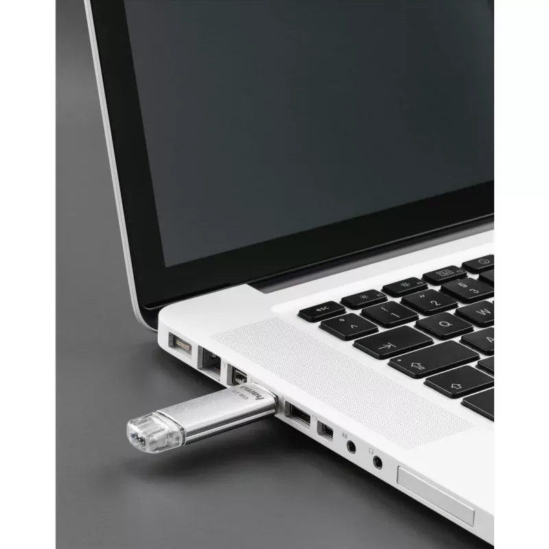 Hama C-Laeta USB zibatmiņa 128 GB USB Type-A / USB Type-C 3.2 Gen 1 (3.1 Gen 1) Sudraba