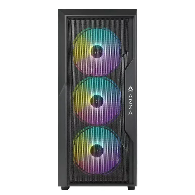 PC korpuss Azza Fighter Midi Tower melns