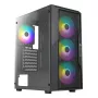 PC korpuss Azza Fighter Midi Tower melns