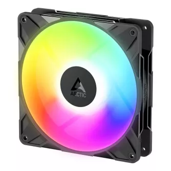 140 mm korpusa ventilators Arctic Freezer P14 Pro Reverse A-RGB — PWM, 140 mm, 166.5 m³/h, 5.1 mmH2O, FDB, melns