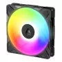 140 mm korpusa ventilators Arctic Freezer P14 Pro Reverse A-RGB — PWM, 140 mm, 166.5 m³/h, 5.1 mmH2O, FDB, melns
