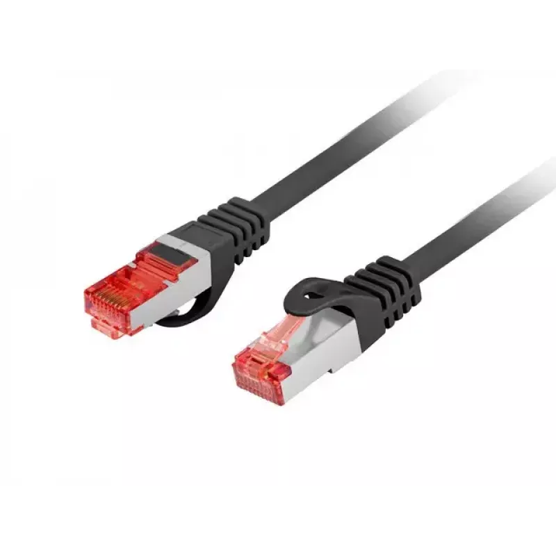 Tīkla kabelis Lanberg PCF6-10CU-0300-BK RJ-45 Cat6 3 m melns