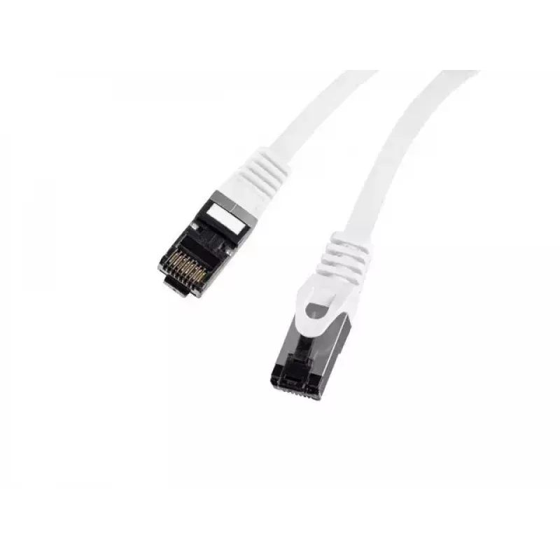 LANBERG tīkla kabelis Cat8.1 S/FTP (S-STP) RJ-45 uz RJ-45 Balts 0.5 m