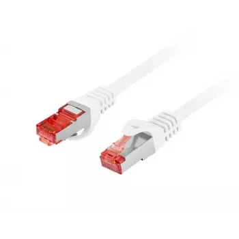 Tīkla komutācijas kabelis LANBERG PCF6-10CU-0050-W Cat6 S/FTP (S-STP) Balts 0.5 m RJ-45–RJ-45
