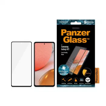 Ekrāna aizsargstikls PanzerGlass Samsung Galaxy A72 pret skrāpējumiem un triecieniem