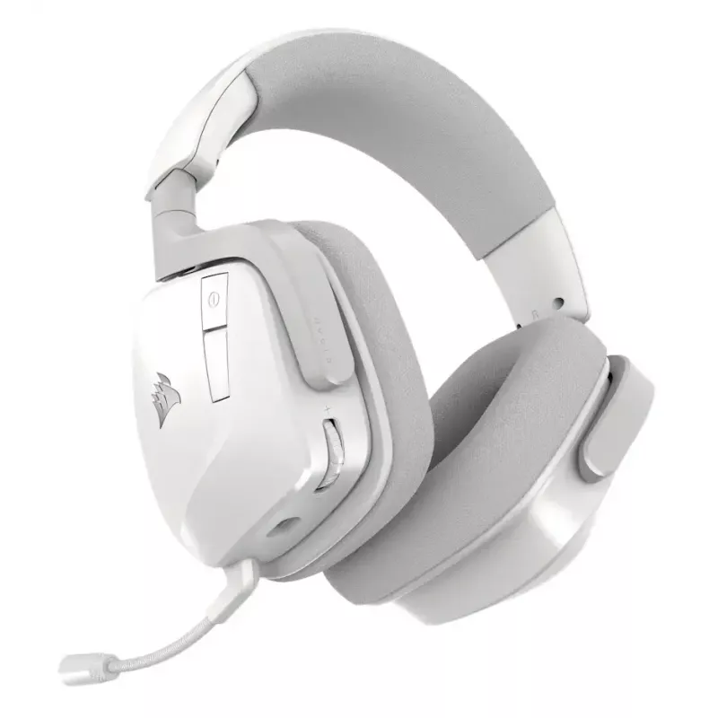 Austiņas Corsair VOID WIRELESS v2 vadu un bezvadu Bluetooth baltas