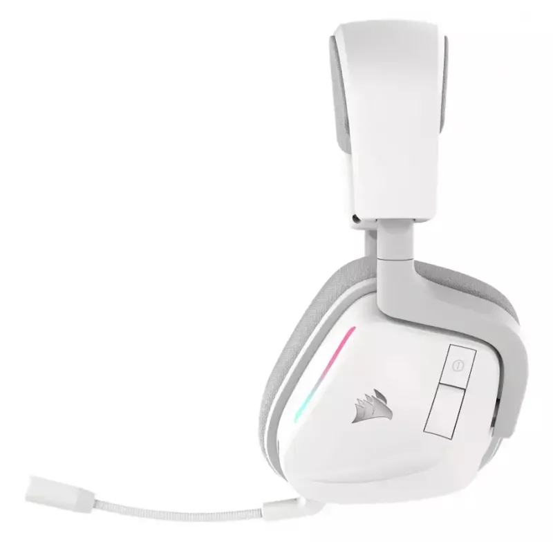 Austiņas Corsair VOID WIRELESS v2 vadu un bezvadu Bluetooth baltas