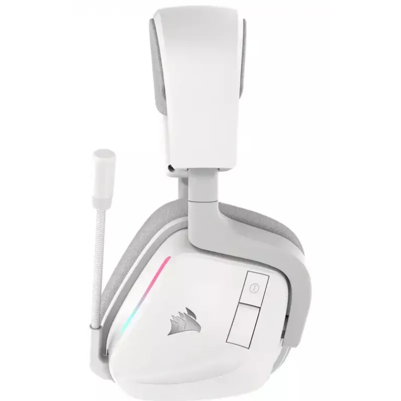 Austiņas Corsair VOID WIRELESS v2 vadu un bezvadu Bluetooth baltas