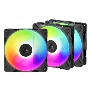 ARCTIC Freezer P14 Pro Reverse A-RGB - 3 pack - 140 mm A-RGB PWM ventilators ar kabeļa sadalītāju