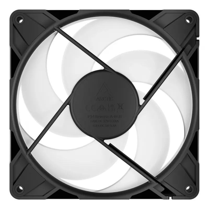 ARCTIC Freezer P14 Pro Reverse A-RGB - 3 pack - 140 mm A-RGB PWM ventilators ar kabeļa sadalītāju