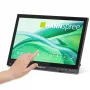 HANNspree HT165HPB 15,6 collu (39,6 cm) Full HD IPS LCD skārienjūtīgais monitors 1920×1080, 15 ms, VESA, skaļruņi, melns