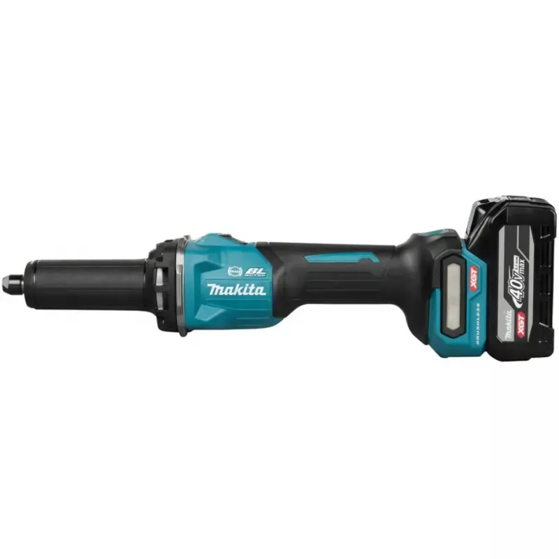 Bezvadu taisns slīpmašīna Makita GD001GZ XGT 40V (tikai korpuss, melna/zila)