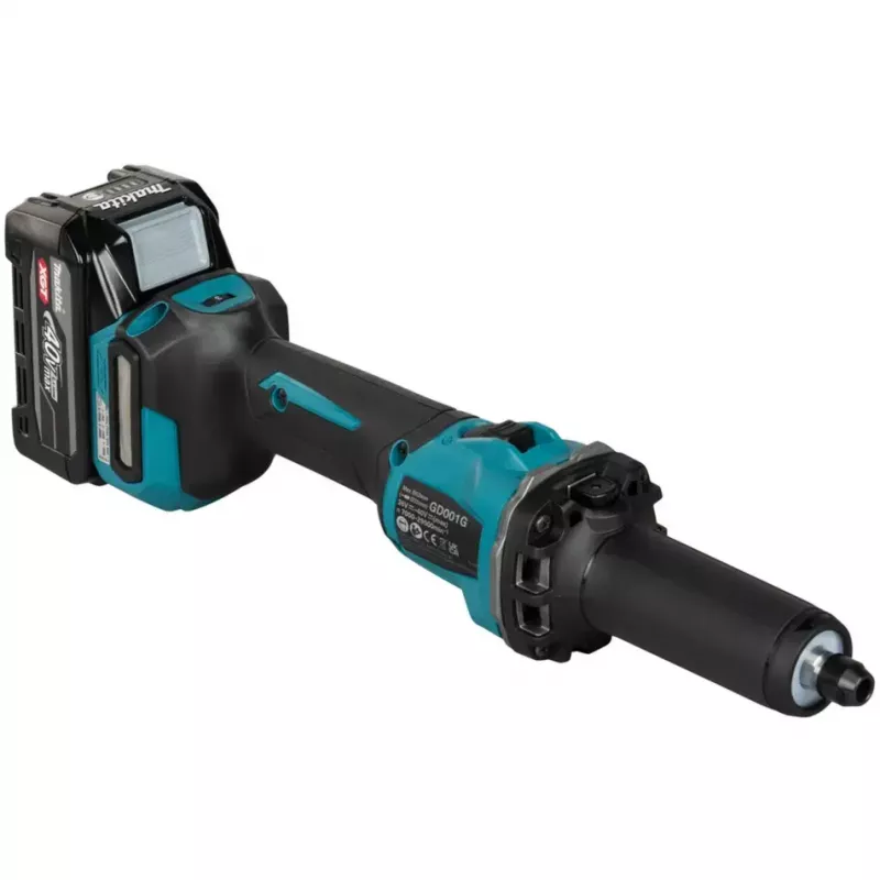 Bezvadu taisns slīpmašīna Makita GD001GZ XGT 40V (tikai korpuss, melna/zila)