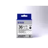 Epson etiķešu kasetne caurspīdīga LK-7TBN melns/caurspīdīgs 36mm (9m)