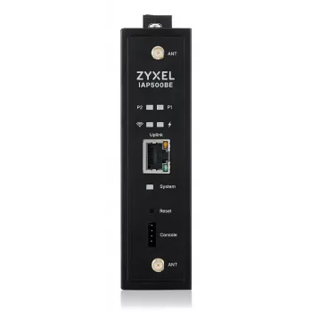Bezvadu piekļuves punkts Zyxel IAP500BE — divjoslu 2,4/5 GHz, 5012 Mbit/s, PoE, 1×RJ-45, ārējās antenas, melns
