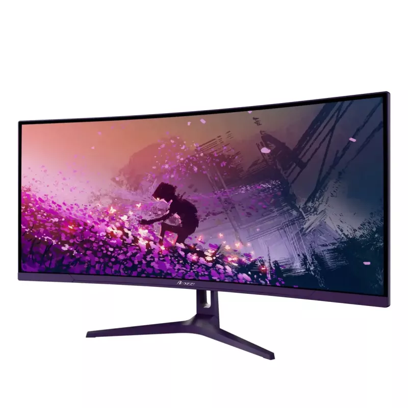 Izliekts datora monitors Arozzi Nova 34 collas (86,4 cm) 3440 x 1440 LED 21:9 1 ms violets
