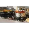 Vārīšanas katlu komplekts Tefal Duetto+ G719S7, nerūsējošais tērauds, 7 gab. (katliņi Ø16/20/24 cm, kastrolis Ø16 cm), indukcija, vāki, cepeškrāsnī drošs līdz 250°C