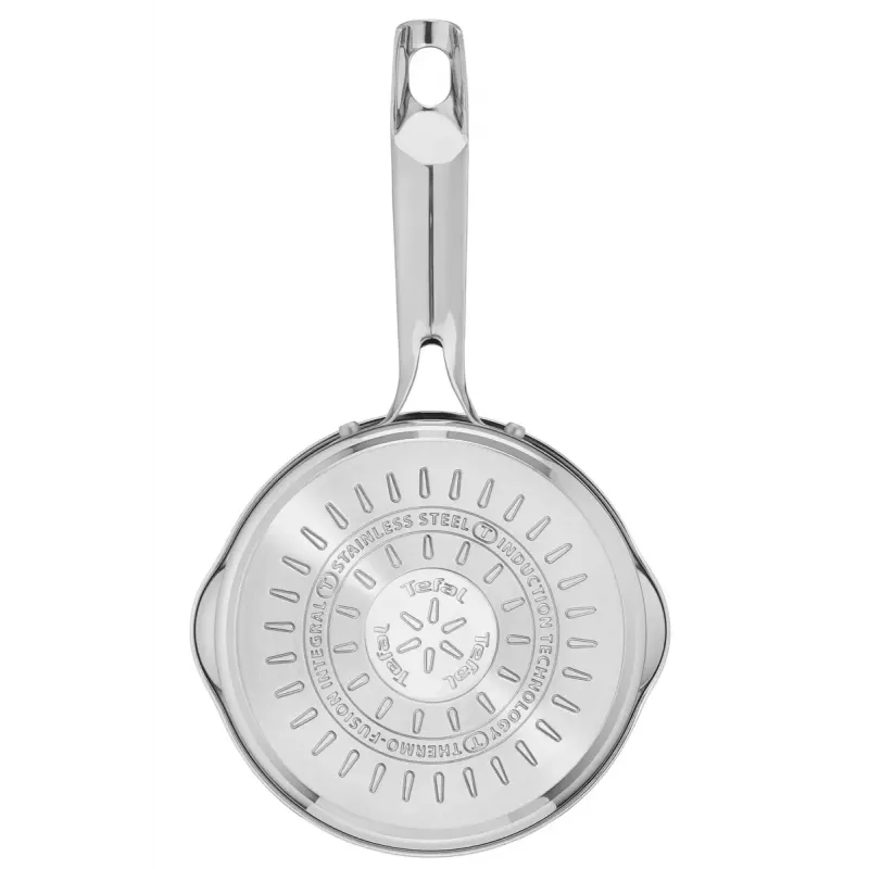 Vārīšanas katlu komplekts Tefal Duetto+ G719S7, nerūsējošais tērauds, 7 gab. (katliņi Ø16/20/24 cm, kastrolis Ø16 cm), indukcija, vāki, cepeškrāsnī drošs līdz 250°C