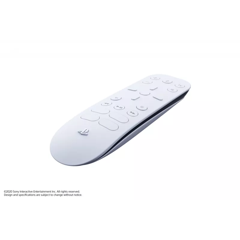Sony Media Remote, spēļu konsole, televizors, IR bezvadu, spiedpogas, balts